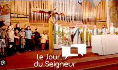 Sur quelle chaine est retransmise la messe le dimanche ?