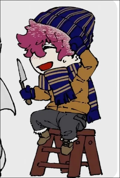 Pourquoi a-t-il les cheveux de plusieurs couleurs ?