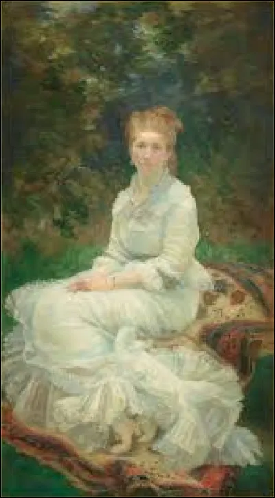 Et on termine en cherchant une impressionniste. De ces trois artistes, laquelle a r&eacute;alis&eacute;, en 1880, cette toile nomm&eacute;e ''La Dame en blanc'' ?