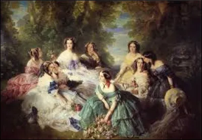 &Agrave; quel acad&eacute;mique doit-on cette toile nomm&eacute;e ''L'Imp&eacute;ratrice Eug&eacute;nie entour&eacute;e de ses dames d'honneur'', en 1855 ?
