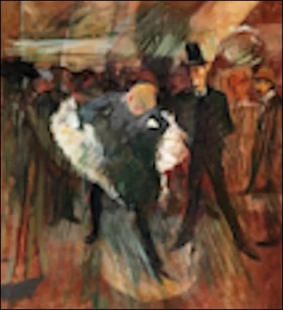 Quel peintre fran&ccedil;ais est l'auteur de ce tableau ''La Goulue et Valentin le d&eacute;soss&eacute;'' ?