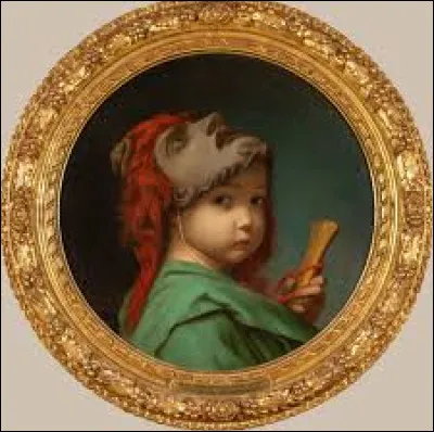 Entre 1840 et 1856, quel acad&eacute;micien a r&eacute;alis&eacute; le portrait de ce gamin dans cette toile intitul&eacute;e ''Enfant avec un masque'' ?