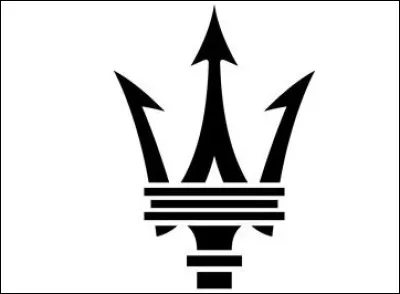 Le fameux trident est le symbole de la marque...