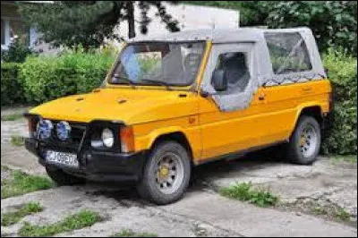 Ce petit 4X4 jaune est un ...