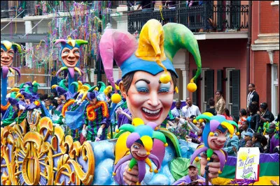 Dans quel &Eacute;tat d'Am&eacute;rique ''Le carnaval de La Nouvelle-Orl&eacute;ans'', (aussi connu sous le nom de ''Mardi gras de la Nouvelle-Orl&eacute;ans'') se d&eacute;roule-t-il ?