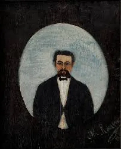 Quel na&iuml;f a r&eacute;alis&eacute;, en 1894, cette huile sur bois nomm&eacute;e ''Portrait d'homme'' ?