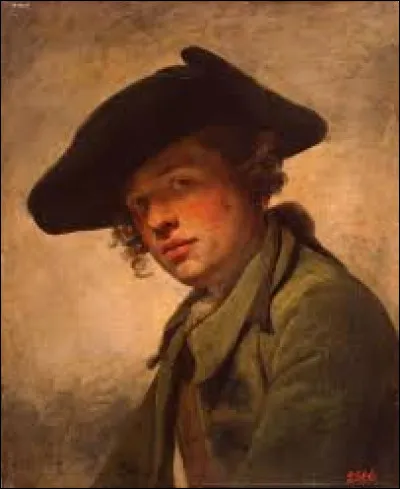 Datant de 1750, ''Portrait d'un jeune homme portant un chapeau'' est une �uvre du peintre...