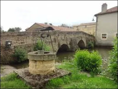 Nous faisons une halte sur ce vieux pont, au-dessus du Clain, &agrave; Pressac. Village de l'arrondissement de Montmorillon, il se situe dans le d&eacute;partement ...