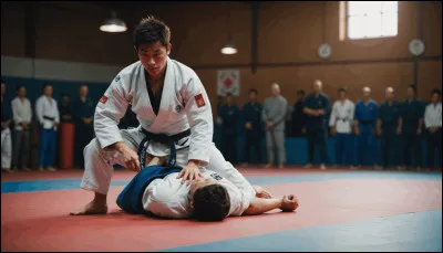 Quel est le nom du geste qui consiste &agrave; faire tomber l'adversaire sur le dos, les deux &eacute;paules touchant le sol au judo ?