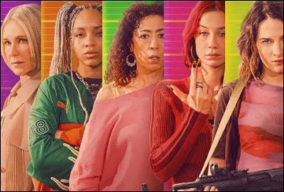 Quelle s&eacute;rie Netflix est repr&eacute;sent&eacute;e par cette affiche ?R&eacute;sum&eacute; = Cinq femmes s'unissent pour sortir de la gal&egrave;re et braquent une banque, d&eacute;guis&eacute;es en hommes.
