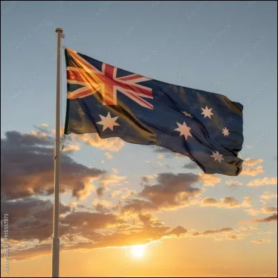 Quel drapeau vois-tu sur l'image ?