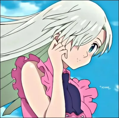 De quelle couleur l'�il cach&eacute; par la frange d'Elizabeth est-il ?