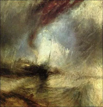 Dec quel peintre est ce magnifique tableau intitul 'Tempte de neige' ?