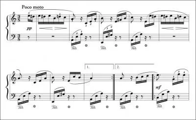 Quelle est cette partition d'une uvre de Beethoven trs connue ?