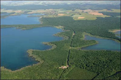 Dans quelle for&ecirc;t peut-on faire le tour de trois lacs, o&ugrave; l'on peut d&eacute;couvrir deux observatoires ornithologiques ?