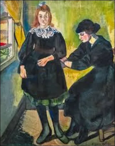 Parmi ces trois postimpressionnistes, aussi membres de l'&Eacute;cole de Paris, lequel a r&eacute;alis&eacute; cette sc&egrave;ne de genre intitul&eacute;e ''La Couturi&egrave;re'', en 1914 ?