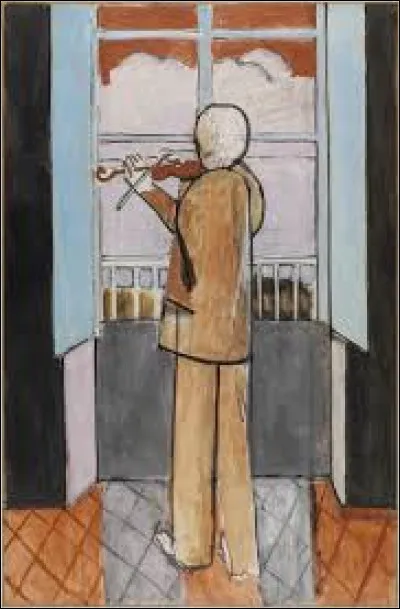 Parmi ces trois fauvistes, lequel a r&eacute;alis&eacute; cette toile intitul&eacute;e ''Le Violoniste &agrave; la fen&ecirc;tre'', en 1918 ?