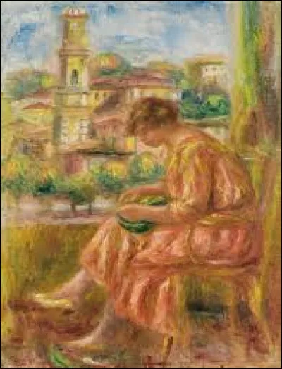 Et on termine cette s&eacute;rie en cherchant un impressionniste. Quel artiste a, en 1918, r&eacute;alis&eacute; cette peinture intitul&eacute;e ''Femme &agrave; la fen&ecirc;tre avec vue sur le vieux Nice'' ?