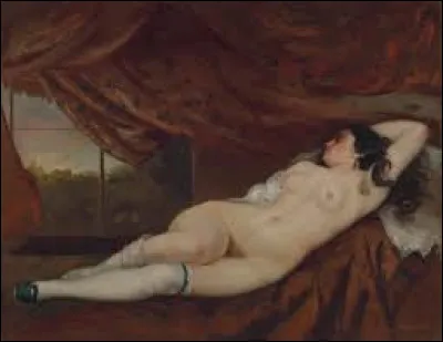 On d&eacute;bute ce dernier volet en cherchant un r&eacute;aliste. Entre 1862 et 1863, lequel a r&eacute;alis&eacute; cette toile nomm&eacute;e ''Femme nue couch&eacute;e'' ?