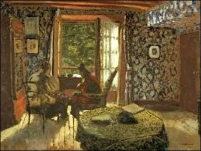 Vers 1902, quel nabi a r&eacute;alis&eacute; les portraits de sa femme et de sa belle-s�ur dans sa propri&eacute;t&eacute; de l'&Eacute;tang-la-Ville ?