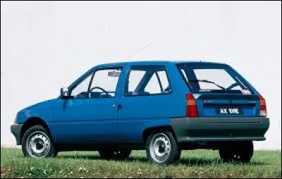 Logiquement, la Citro&euml;n AX a &eacute;t&eacute; remplac&eacute;e par la BX.