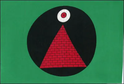 Dans un film de Tim Burton, de quelle plan&egrave;te viennent les envahisseurs ayant ce drapeau pour symbole ?