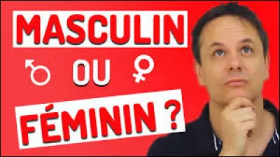 Lequel de ces mots est f&eacute;minin ?