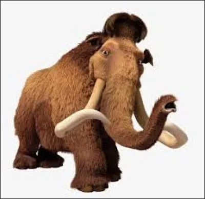 Quel est le nom du mammouth dans la s&eacute;rie de dessins anim&eacute;s "L'&Acirc;ge de glace" ?