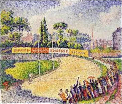 &Agrave; quel pointilliste doit-on, en 1899, cette toile intitul&eacute;e ''Le V&eacute;lodrome'' ?