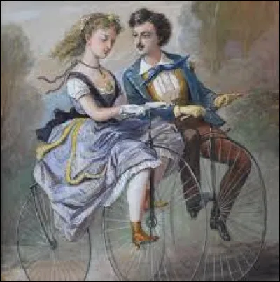 Quel caricaturiste et lithographe, qui a notamment travaill&eacute; au journal ''Le Charivari'', a r&eacute;alis&eacute; cette �uvre intitul&eacute;e ''Les Amoureux sur leurs grand bis'' ?