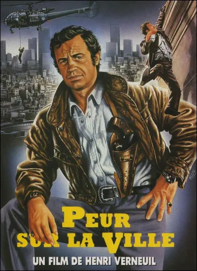 "Peur sur la ville" est jou&eacute; par Alain Delon.