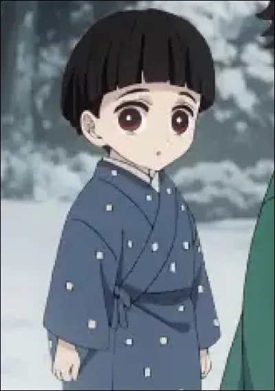 P : ?Q : ?R : Rokuta.Le petit fr&egrave;re d&eacute;funt de Tanjiro. Quelle tristesse ! Dans les bras de qui est-il mort ?