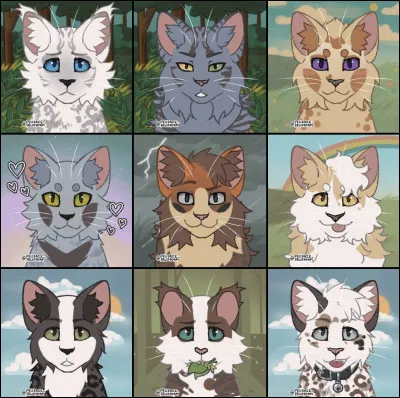 Quels sont leurs noms de chatons ?