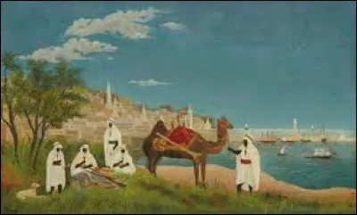 Quel peintre na&iuml;f est l'auteur de ce tableau intitul&eacute; ''Paysage d'Alger'' ?