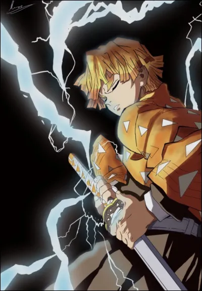 Quelle &eacute;tait la couleur de cheveux de Zenitsu, avant ?