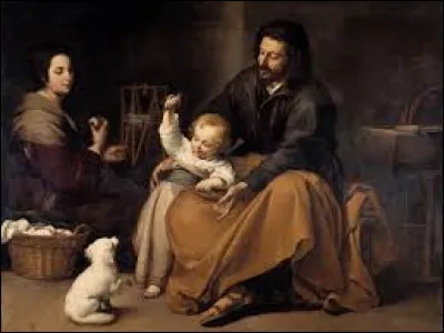 On reste un instant dans le baroque. Quel peintre espagnol a r&eacute;alis&eacute;, vers 1650, ce tableau nomm&eacute; ''Sainte Famille au petit oiseau'' ?