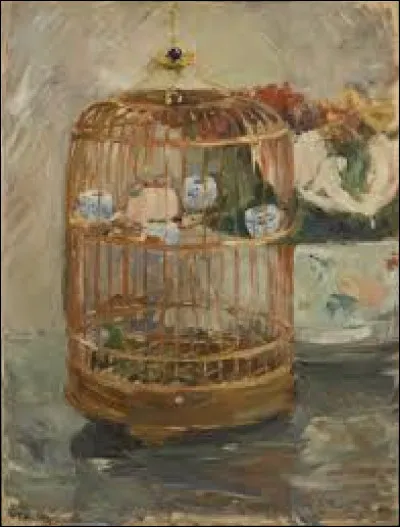 Laquelle de ces trois impressionnistes a r&eacute;alis&eacute;, en 1885, cette toile intitul&eacute;e ''La Cage'' ?