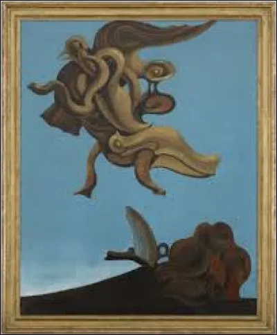 En 1927, quel surr&eacute;aliste a r&eacute;alis&eacute; cette toile intitul&eacute;e ''Monument aux oiseaux'' ?