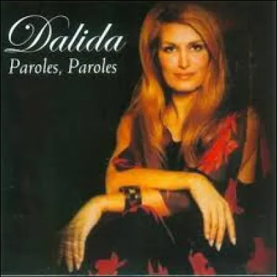 Qui interp&egrave;te, avec Dalida, la chanson "Paroles...Paroles..." en 1973 ?