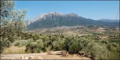 O&ugrave; se situe le massif montagneux du Gennargentu, culminant &agrave; 1 834 m ?