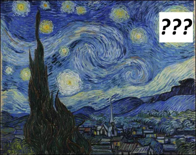 De quelle mani&egrave;re, Vincent van Gogh, a-t-il repr&eacute;sent&eacute; la Lune dans son tableau de &laquo; La Nuit &eacute;toil&eacute;e &raquo; ?