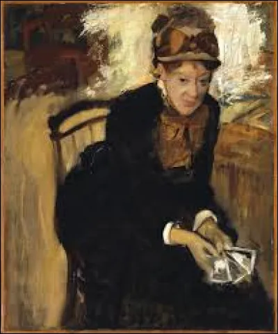 Parmi ces trois impressionnistes, lequel a fait le portrait de la peintre Mary Cassatt assise sur une chaise, entre 1880 et 1884 ?