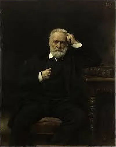 En 1879, quel acad&eacute;micien a r&eacute;alis&eacute; le portrait de l'&eacute;crivain Victor Hugo assis sur une chaise ?