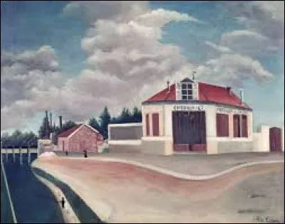 Datant de 1897, ''La Fabrique de chaises &agrave; Alfortville'' est l'�uvre du na&iuml;f...