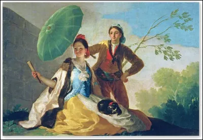 Qui a r&eacute;alis&eacute; cette peinture appel&eacute;e tout simplement ''Ombrelle'' ?