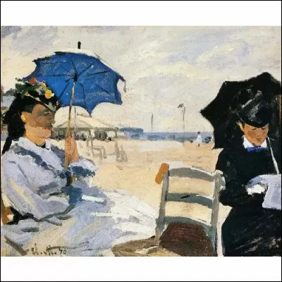Qui a peint ''La Plage de Trouville'' ?