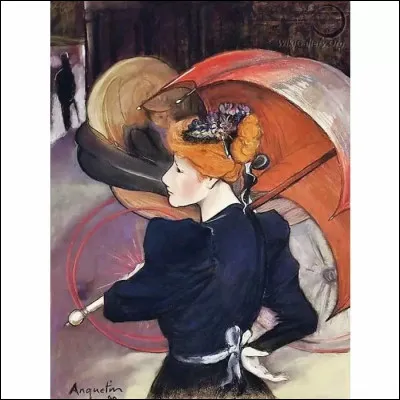 De qui est cette jolie femme avec une ombrelle ?