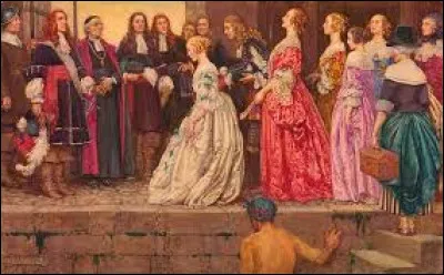 Entre quelles ann&eacute;es les "Filles du Roy" sont-elles arriv&eacute;es au Qu&eacute;bec, pour &eacute;quilibrer la population masculine ?