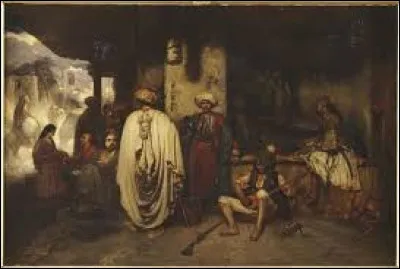 Lequel de ces trois orientalistes, &eacute;galement romantique, a r&eacute;alis&eacute; cette toile intitul&eacute;e ''Un corps de garde turc sur la route Magnesie du M&eacute;andre'', en 1833 ?