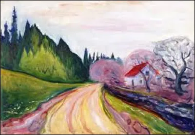 Parmi ces trois expressionnistes, lequel a, en 1905, r&eacute;alis&eacute; cette toile nomm&eacute;e ''Route vers Borre'' ?